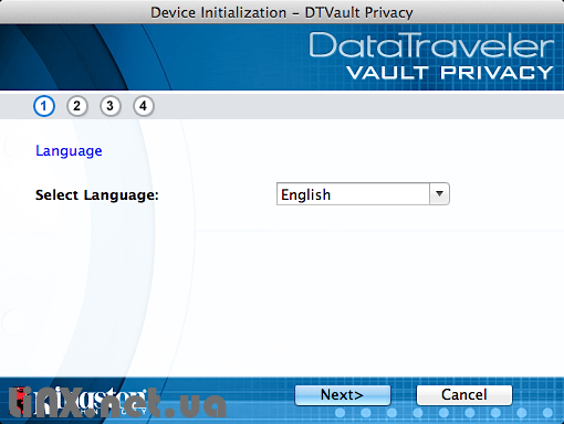 Подключение флешки с аппаратным шифрованием Kingston Vault Privacy к Mac OS X