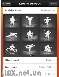 Активность с Jawbone UP 2