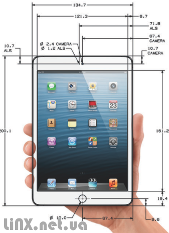 Дизайн iPad mini