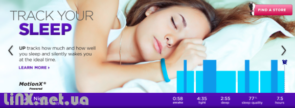 Jawbone up 2 учет сна